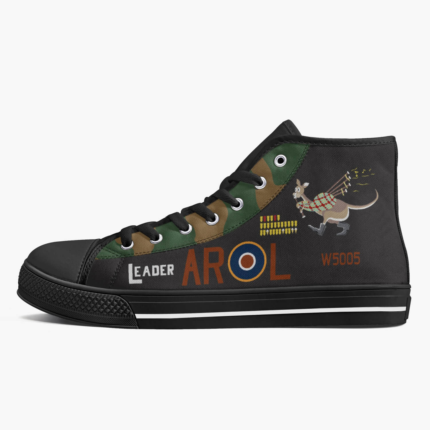 Lancaster "L for Leader" High Top Canvas Shoes - I Love a Hangar