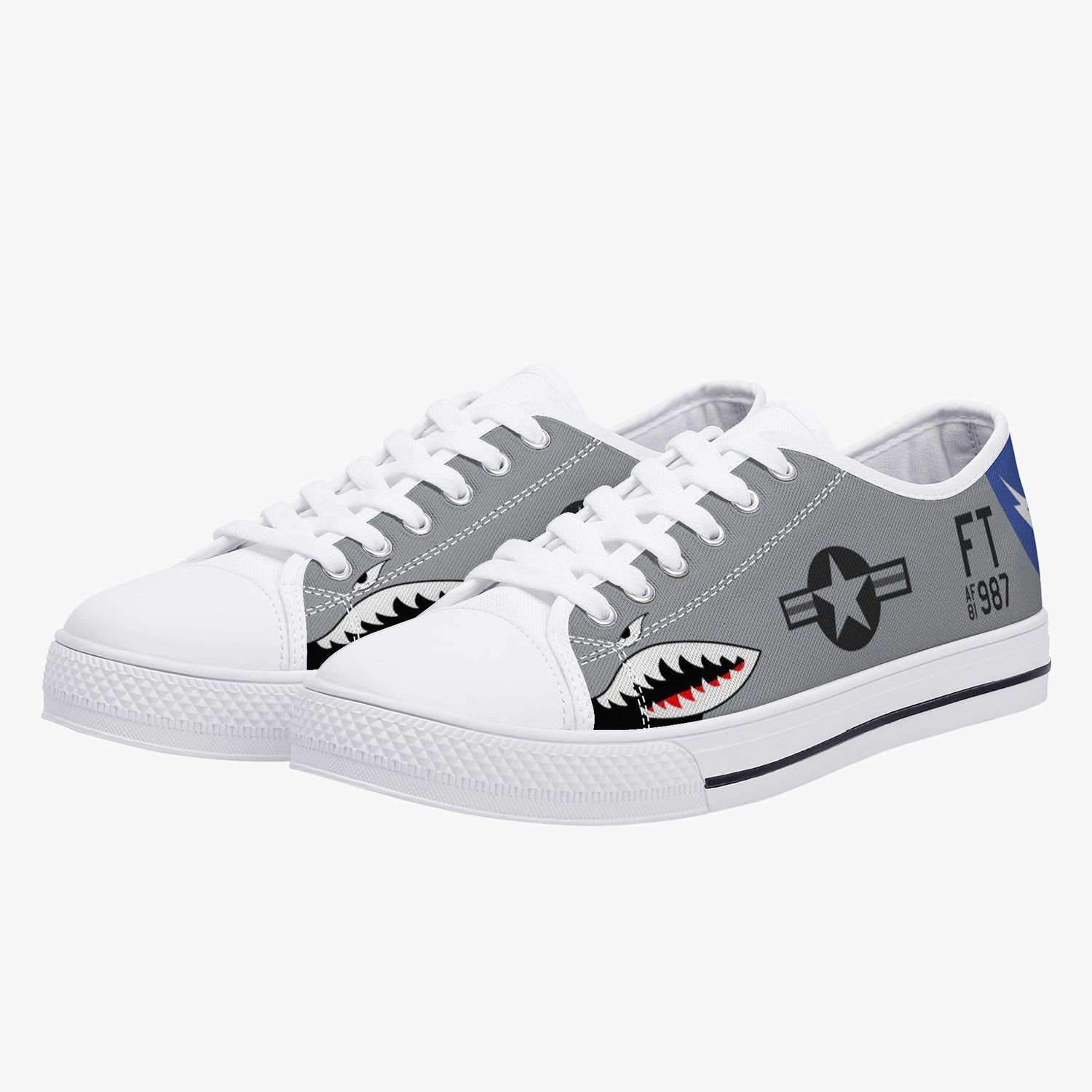 A-10 "Flying Tigers" Low Top Canvas Shoes - I Love a Hangar