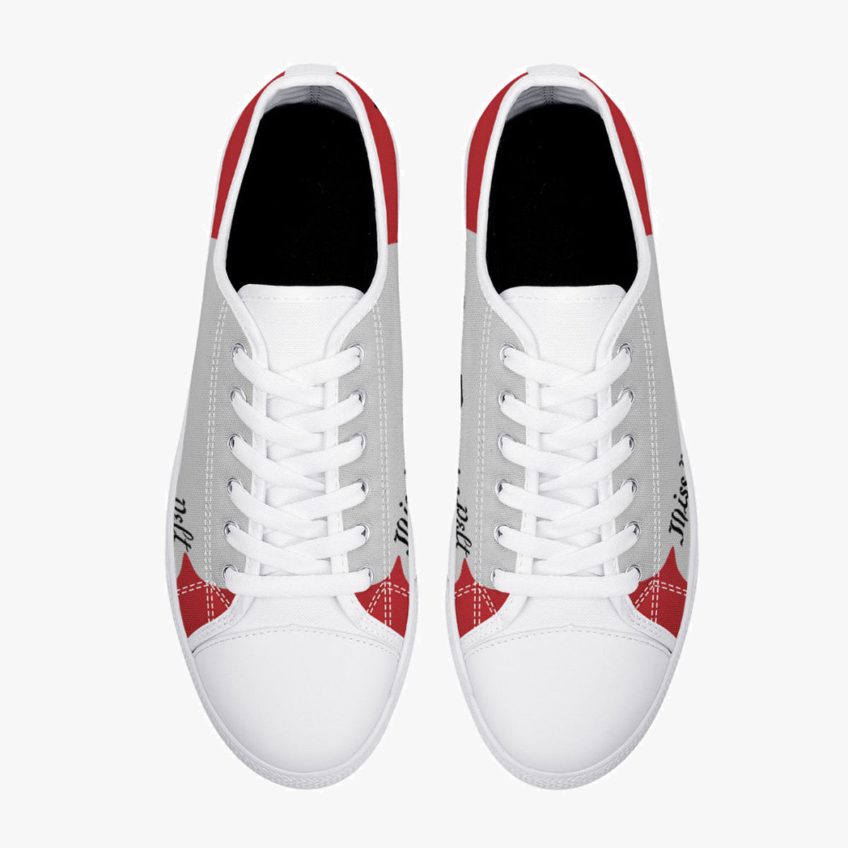 P-51 "Miss Pelt" Low Top Canvas Shoes - I Love a Hangar