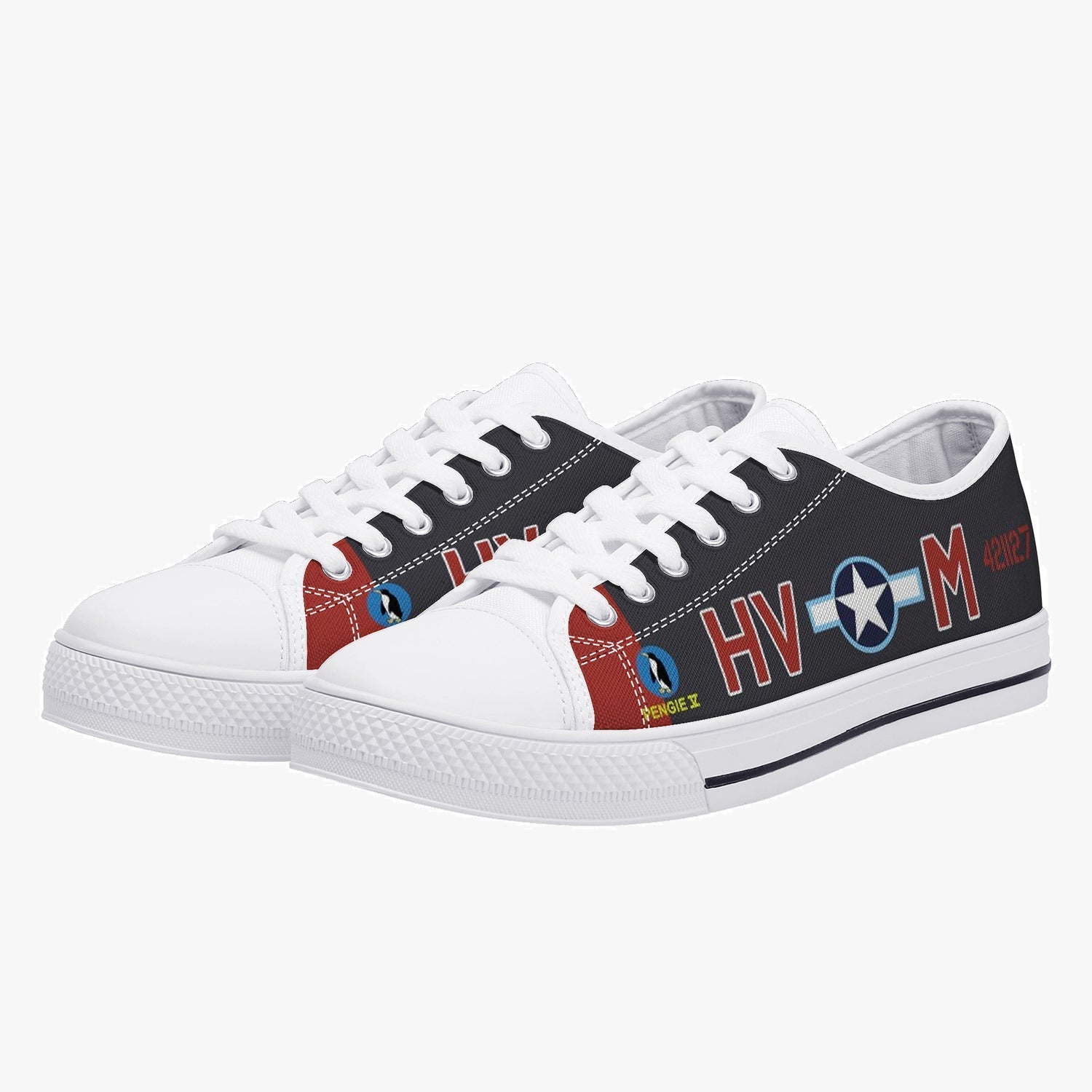 P-47 "Pengie V" Low Top Canvas Shoes - I Love a Hangar