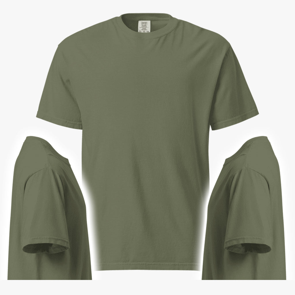 Custom USAAF Markings Short-Sleeve Heavyweight T-Shirt - I Love a Hangar