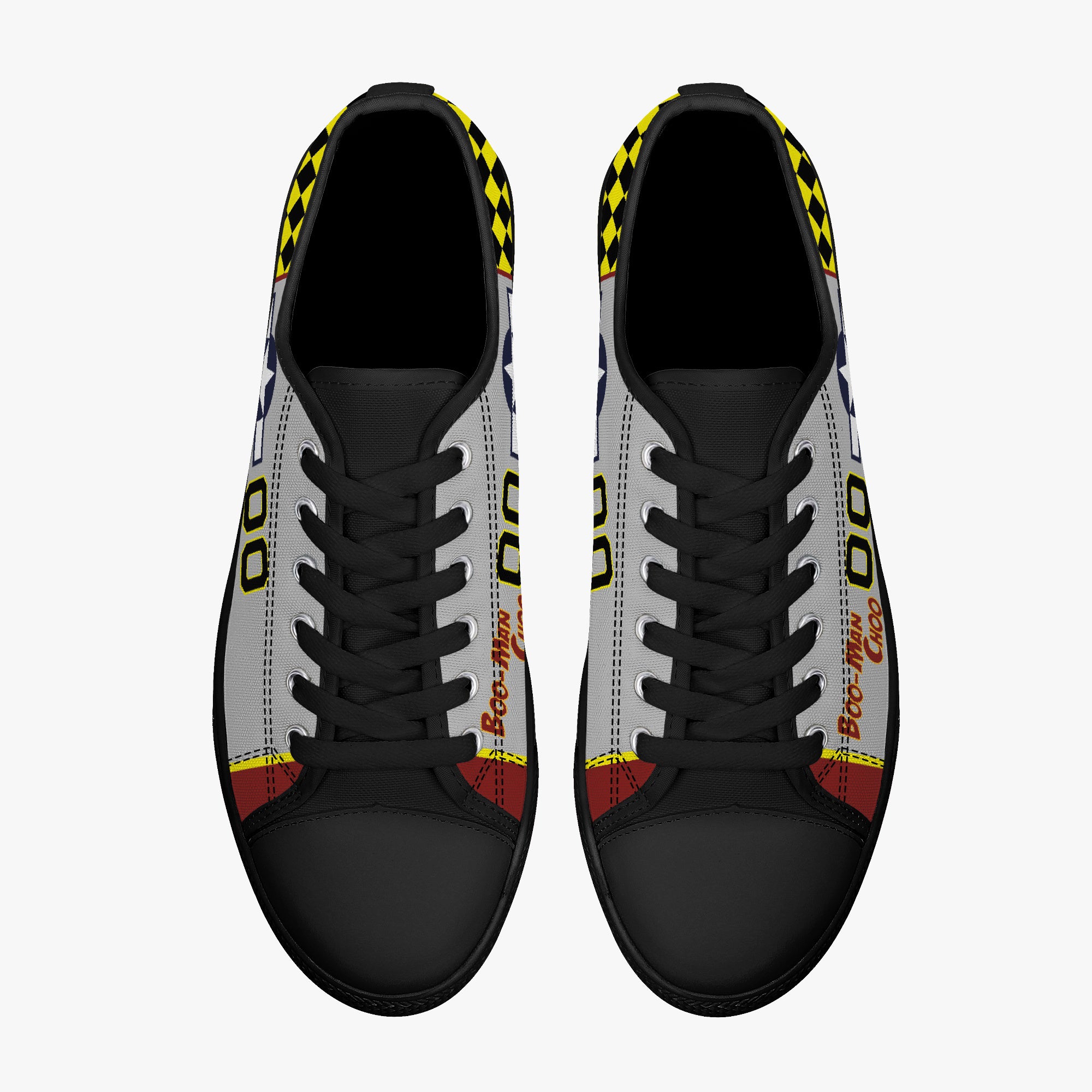 P-51 "Boo-Man Choo" Low Top Canvas Shoes