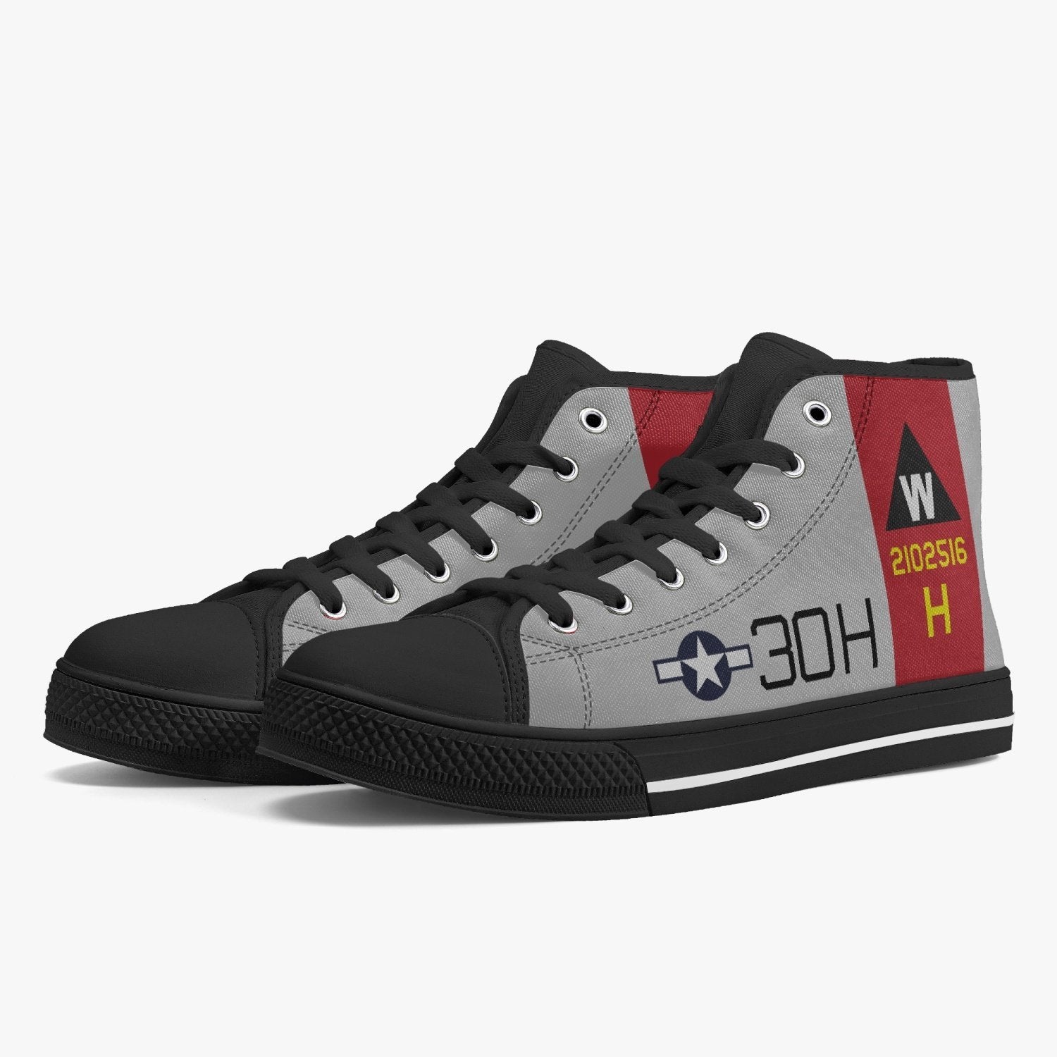 B-17 "Bronx Bomber I" High Top Canvas Shoes - I Love a Hangar