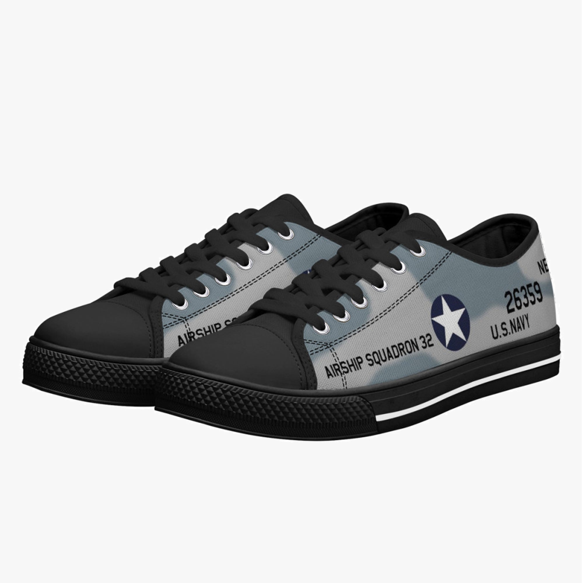 Piper NE-1 "Airship Squadron 32" Low Top Canvas Shoes