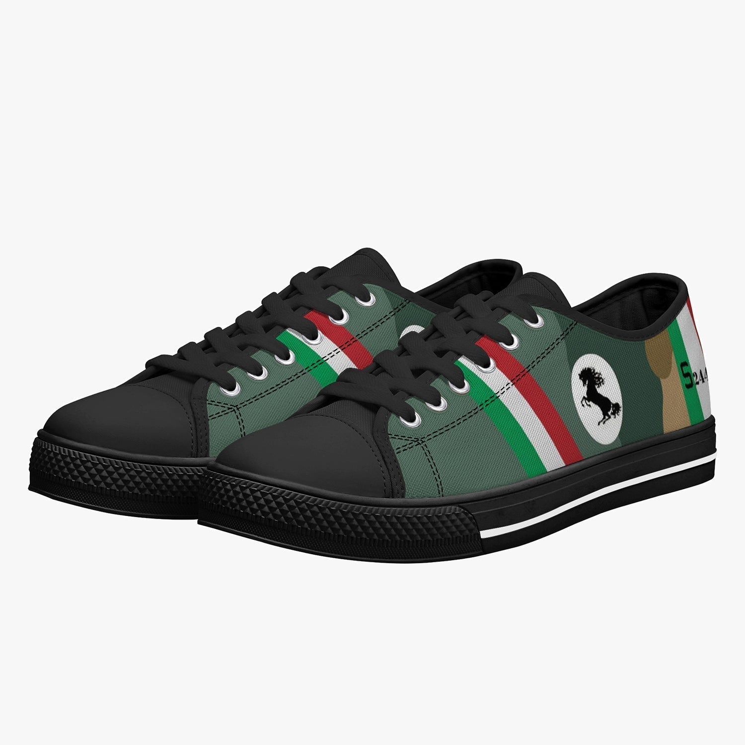 Spad XIII of Francesco Baracca Low Top Canvas Shoes - I Love a Hangar