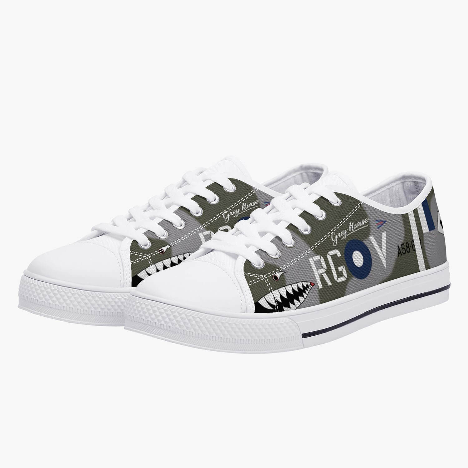 Spitfire "RG-V" Low Top Canvas Shoes - I Love a Hangar