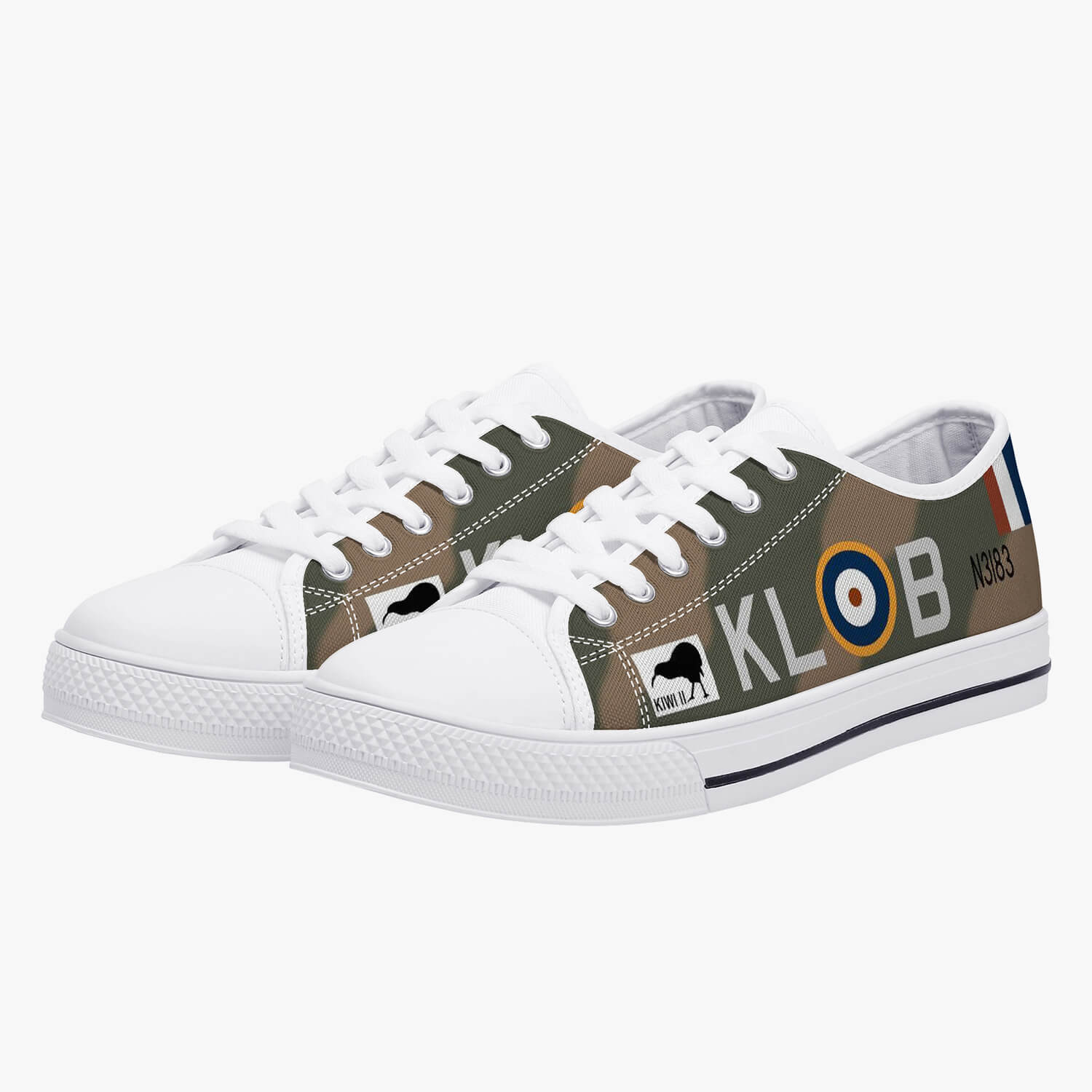 Spitfire "KIWI II" Low Top Canvas Shoes - I Love a Hangar