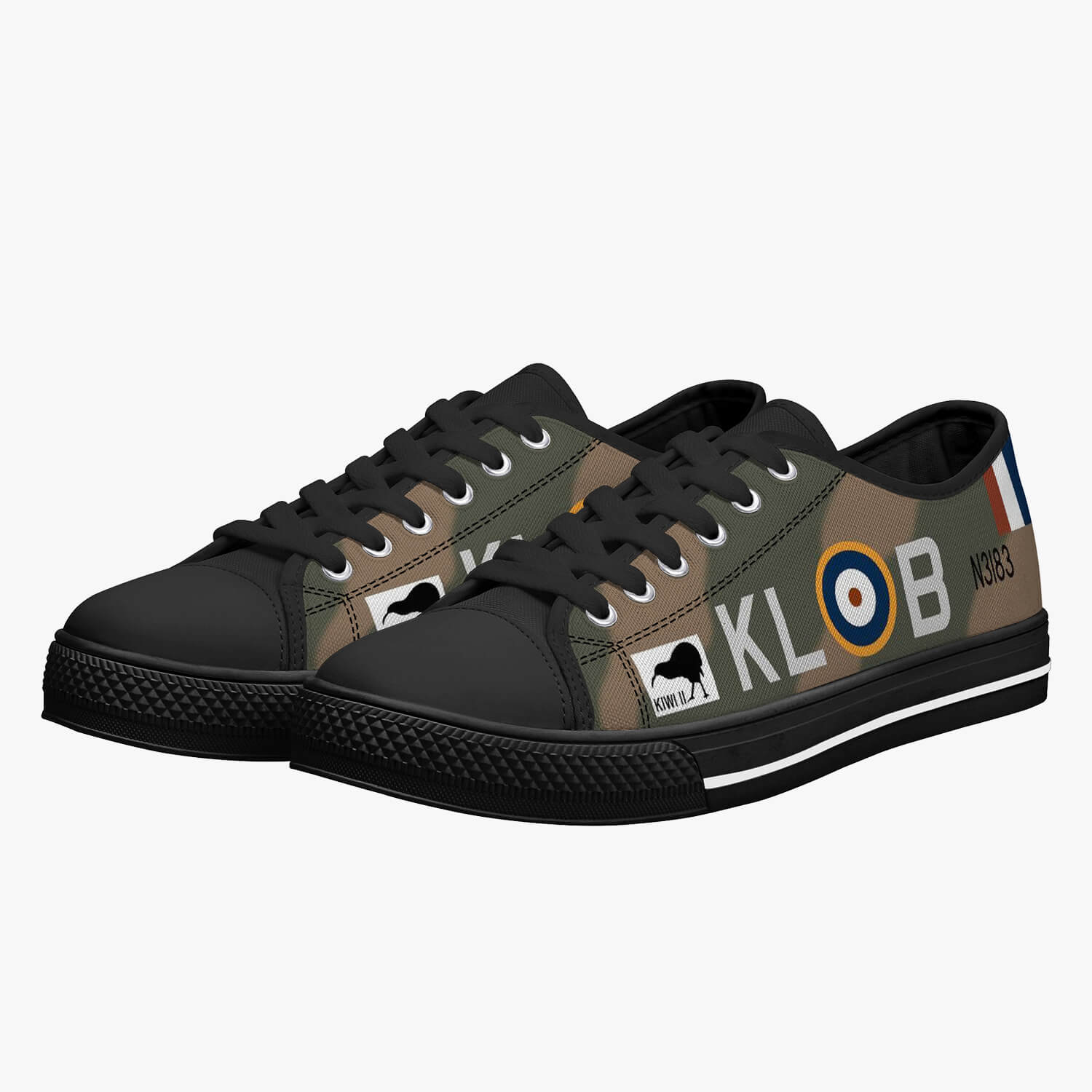 Spitfire "KIWI II" Low Top Canvas Shoes - I Love a Hangar