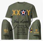 Custom USAAF Markings Short-Sleeve Unisex T-Shirt - I Love a Hangar
