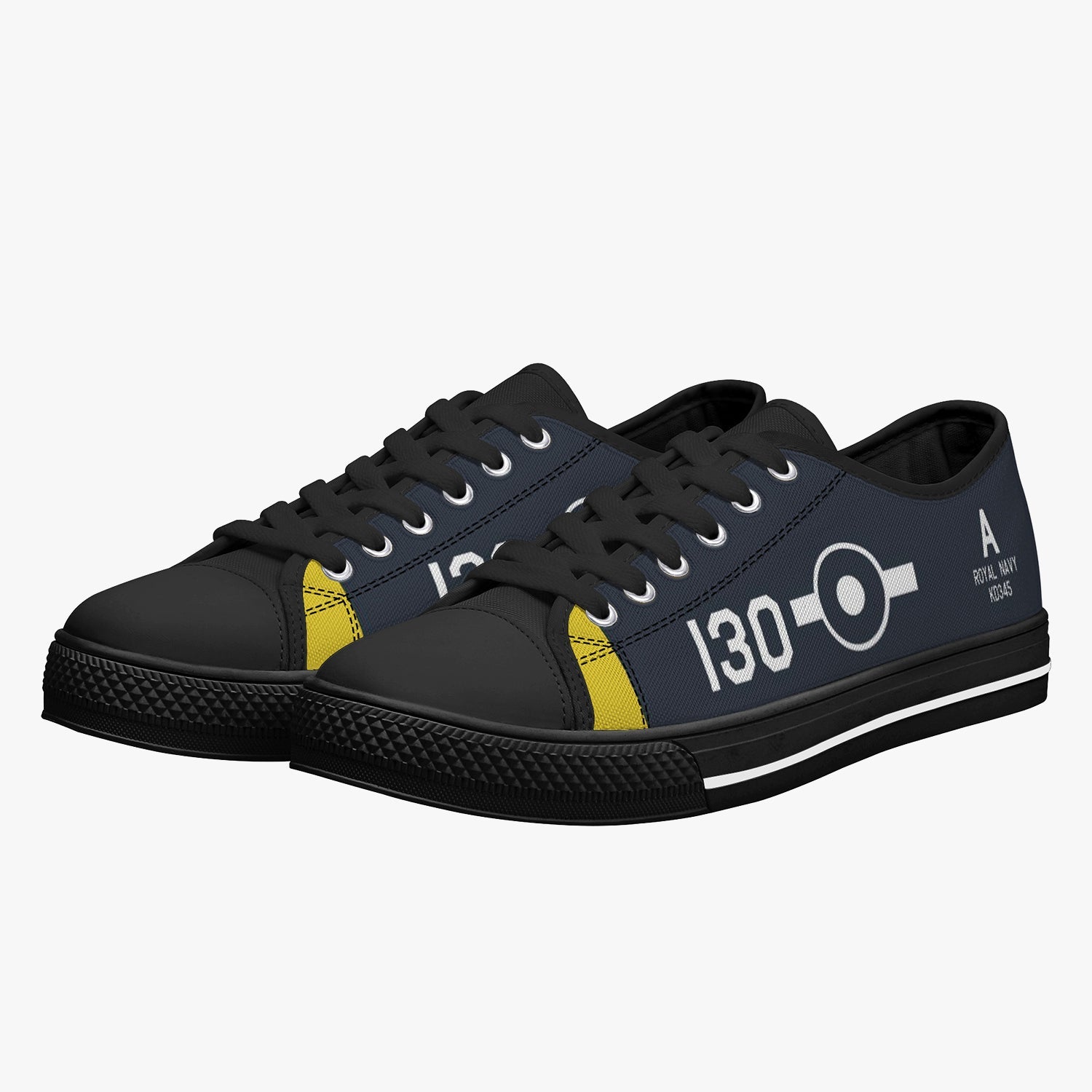 FG-1D Corsair  "A-130 " Low Top Canvas Shoes - I Love a Hangar