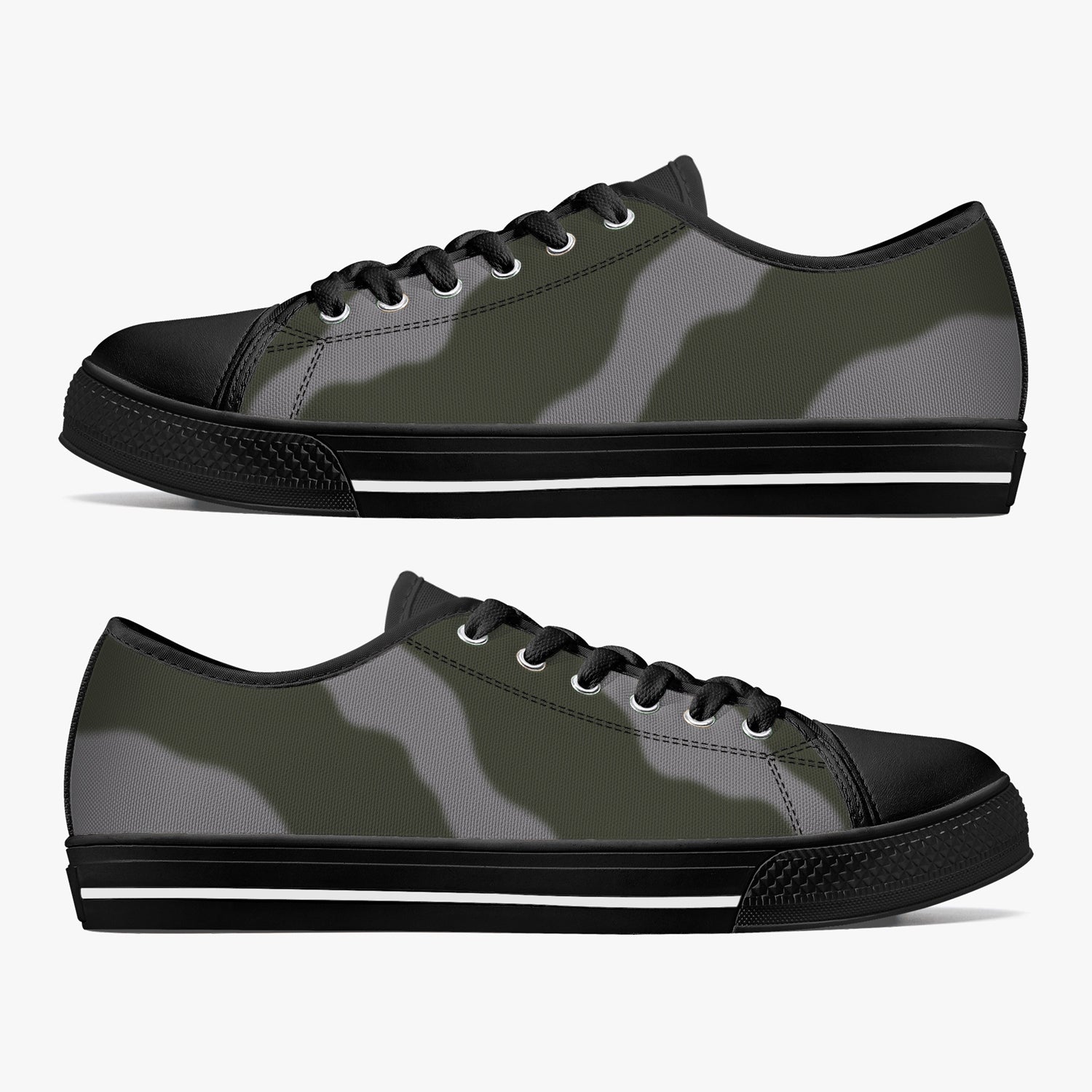 Fighter Command Low Top Canvas Shoes (Custom Markings)