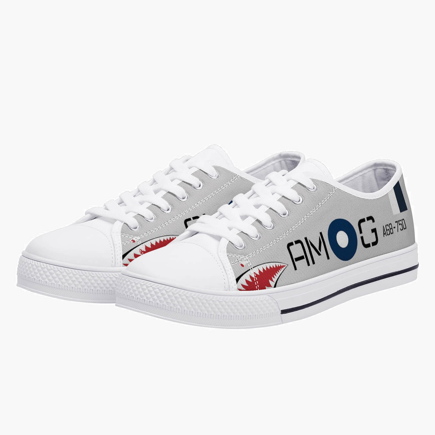 P-51 "AM-G" Low Top Canvas Shoes - I Love a Hangar