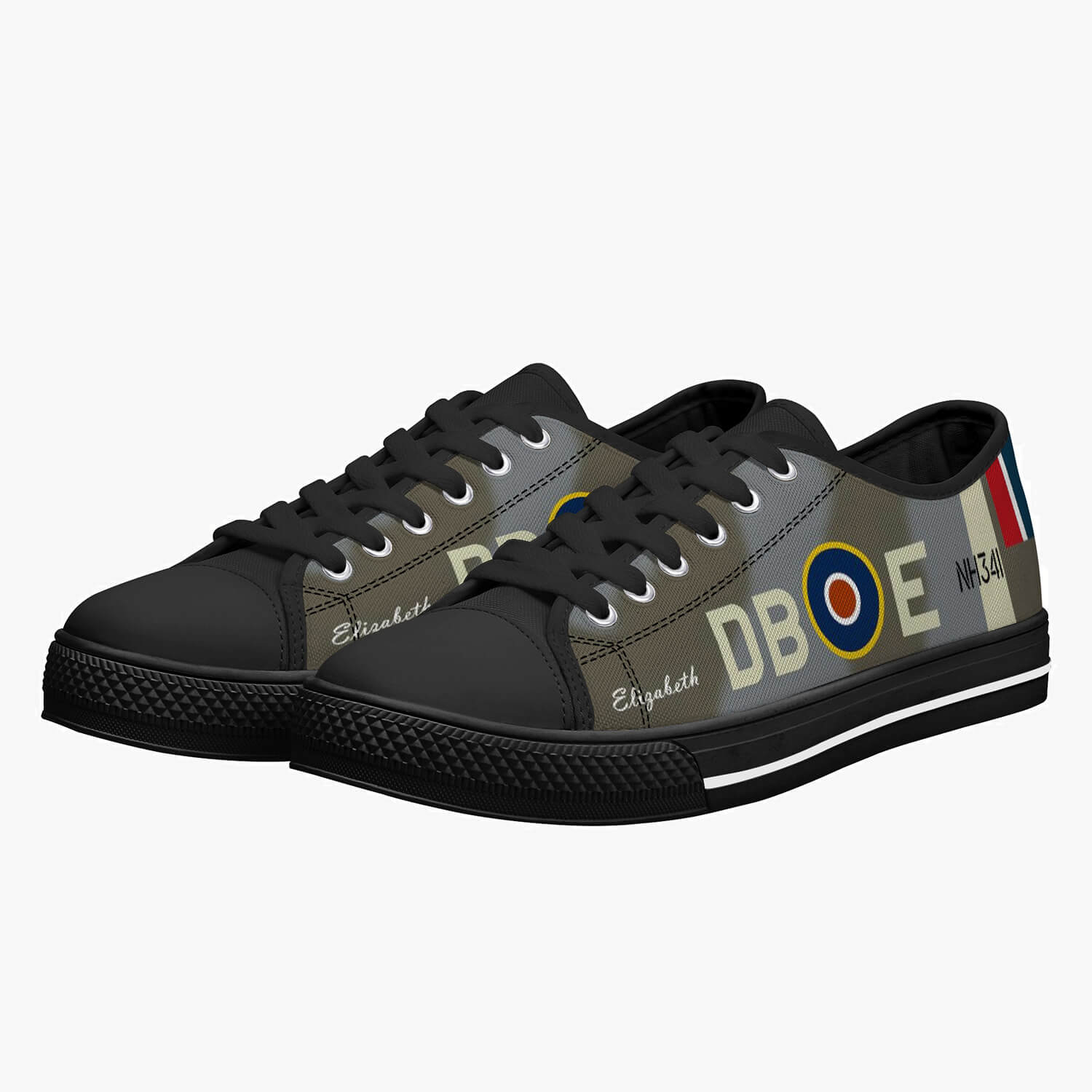 Spitfire "Elizabeth" Low Top Canvas Shoes - I Love a Hangar