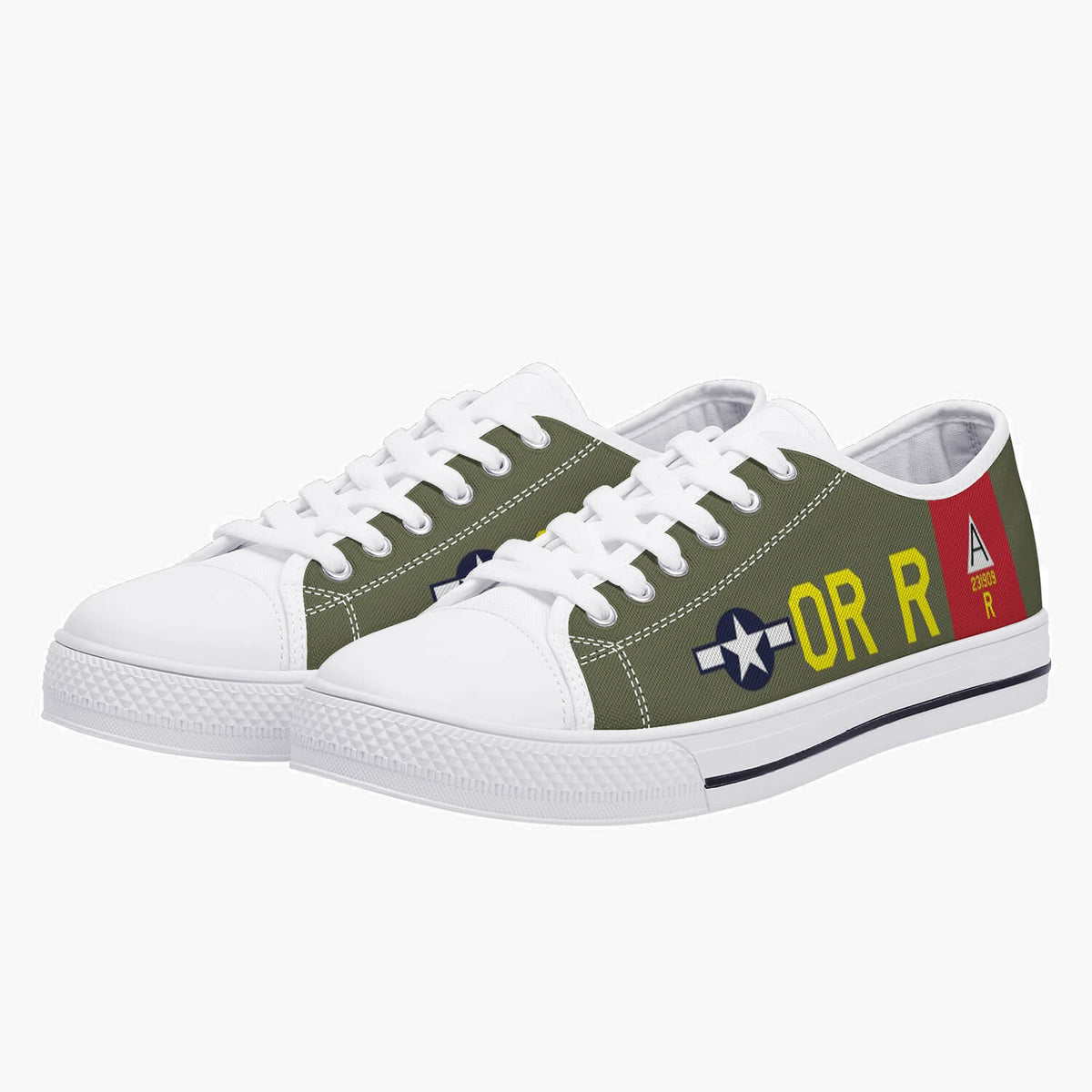 B-17 "Nine-O-Nine" Low Top Canvas Shoes - I Love a Hangar