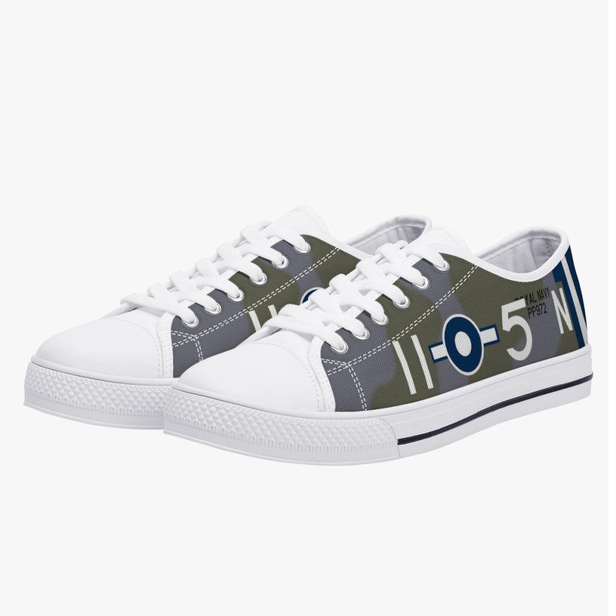 Seafire 11-5-N Low Top Canvas Shoes - I Love a Hangar