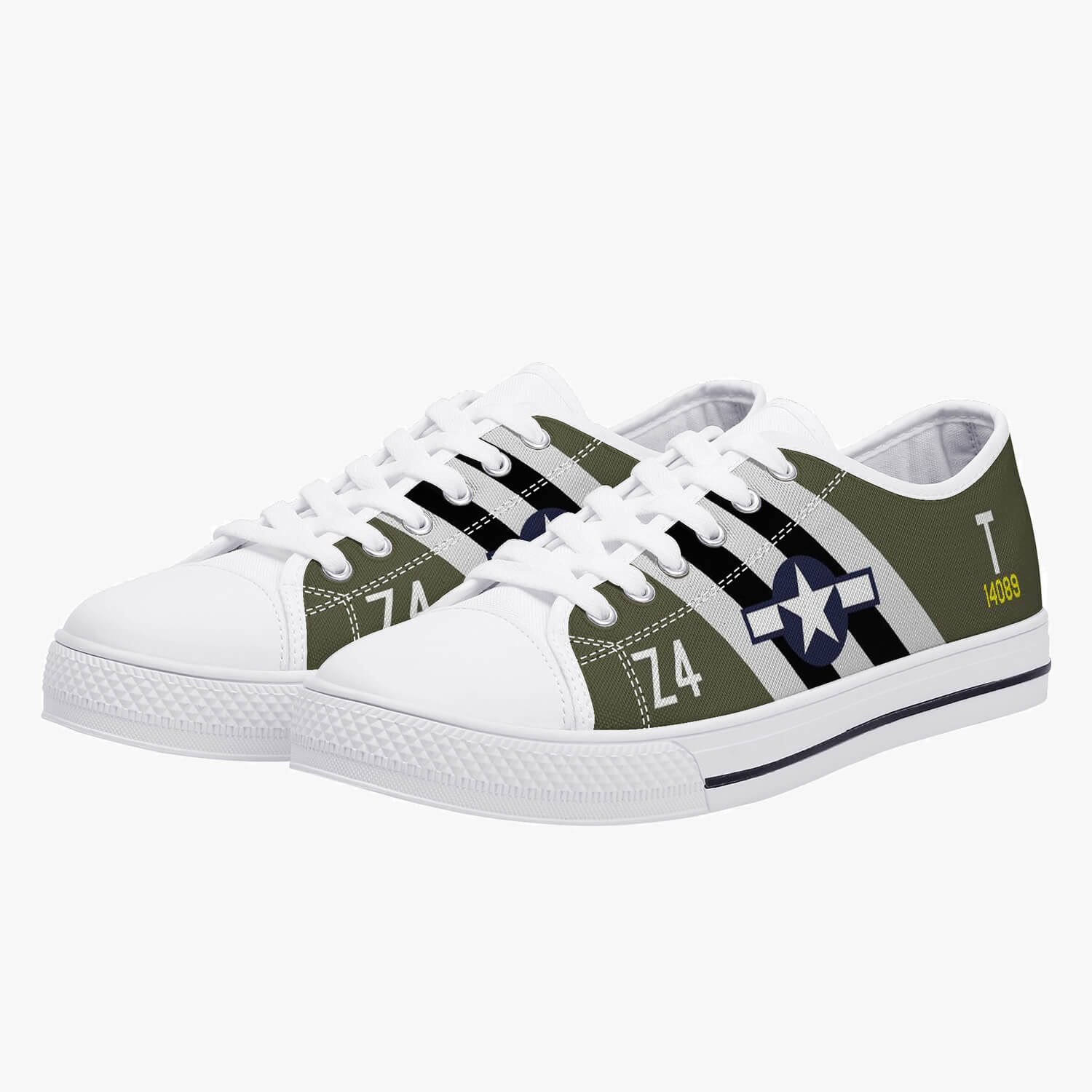 C-49 "Wild Kat" Low Top Canvas Shoes - I Love a Hangar