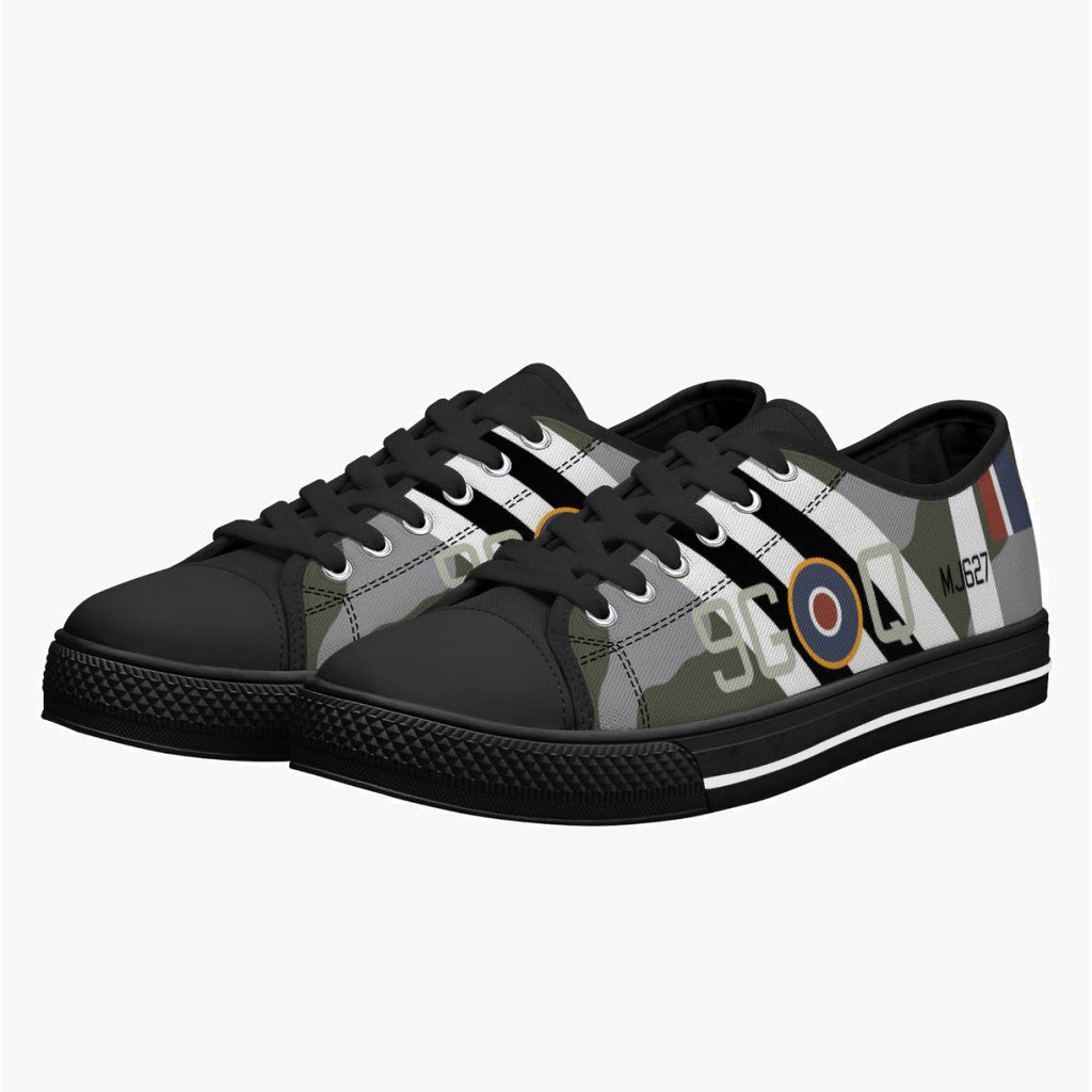 Spitfire "9G-Q" (MJ627) Low Top Canvas Shoes - I Love a Hangar