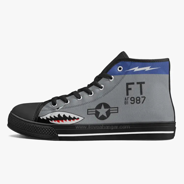 A-10 "Flying Tigers" High Top Canvas Shoes - I Love a Hangar