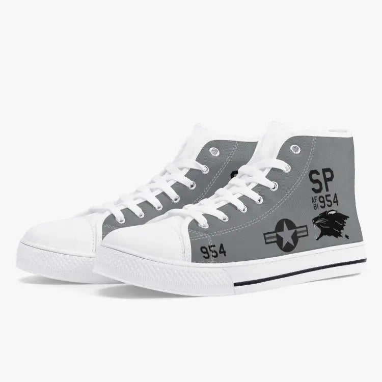 A-10 "Panthers" High Top Canvas Shoes - I Love a Hangar