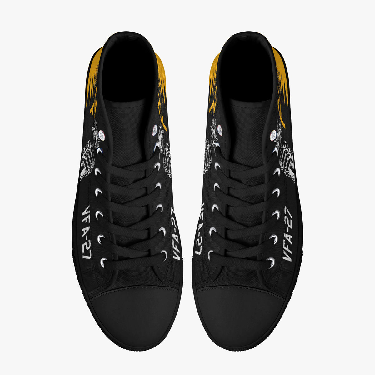 VFA-27 "Royal Maces" High Top Canvas Shoes - I Love a Hangar