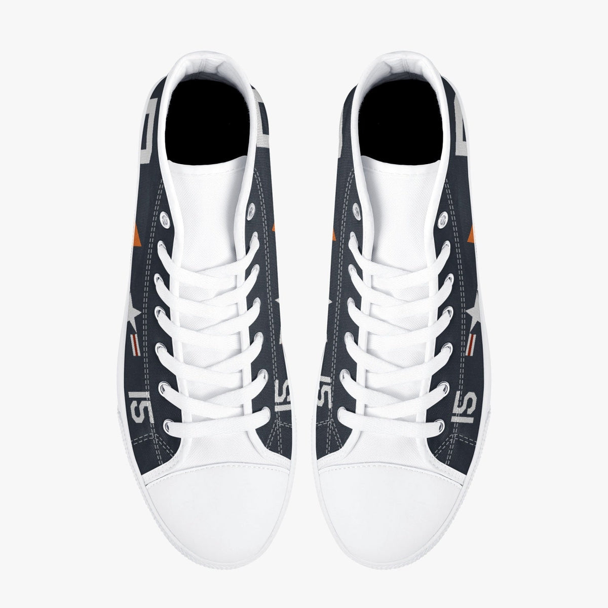 F4U Corsair "NAS New York" High Top Canvas Shoes - I Love a Hangar