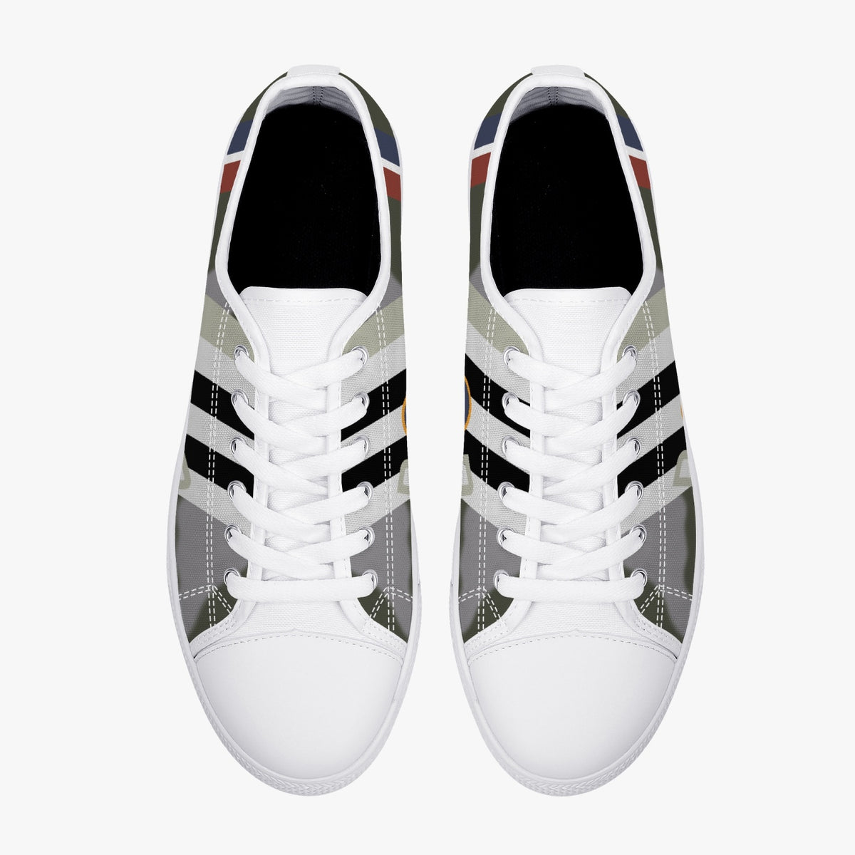 Tempest "R-B" Low Top Canvas Shoes - I Love a Hangar