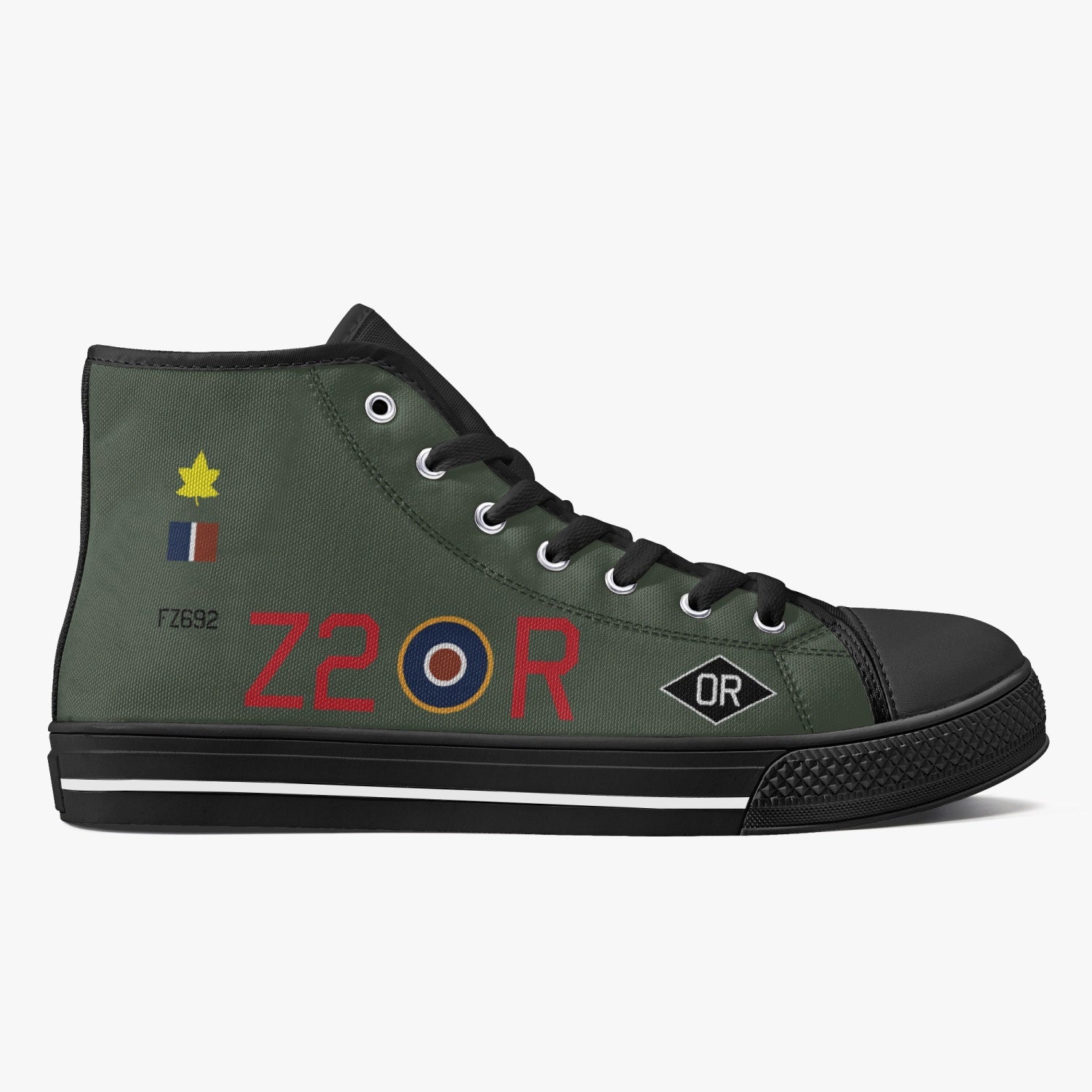 C-47 "Z2-R" High Top Canvas Shoes - I Love a Hangar