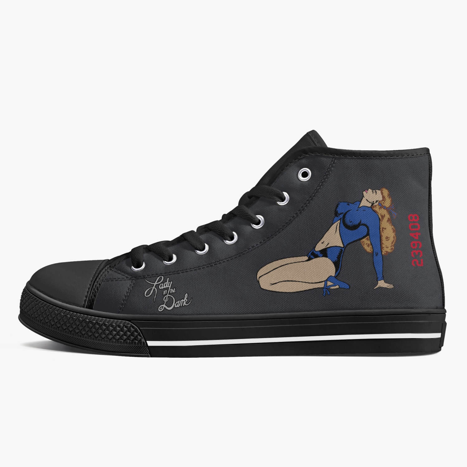 P-61 "Lady in the Dark" High Top Canvas Shoes - I Love a Hangar