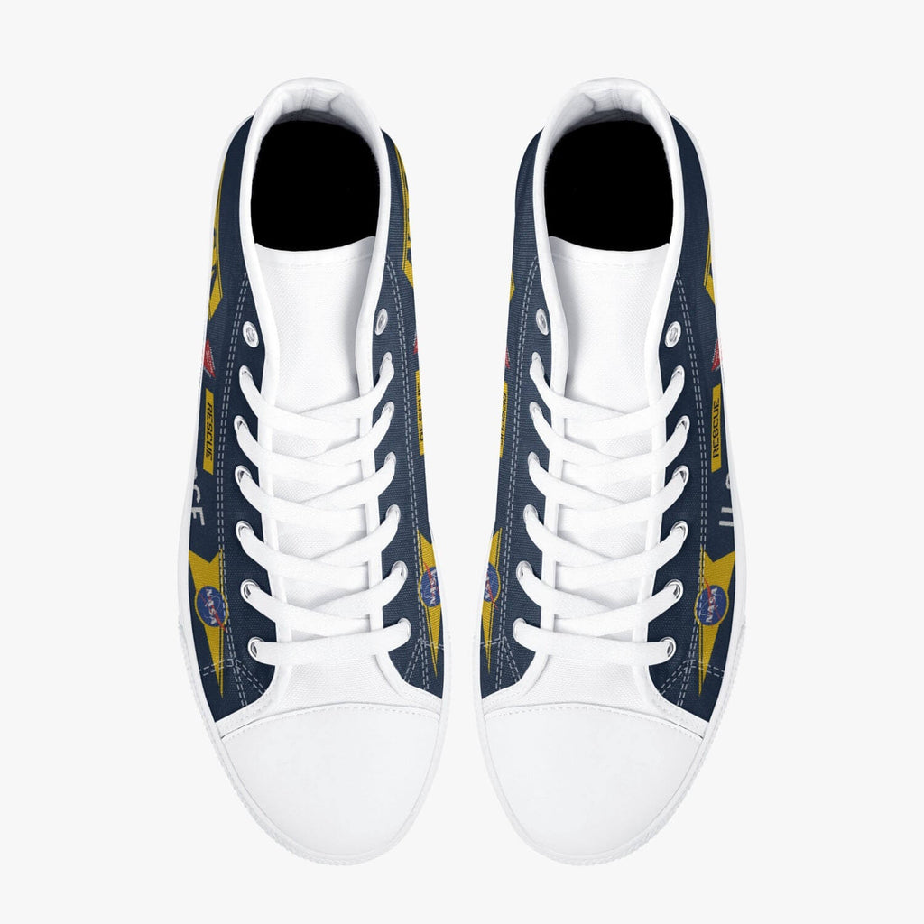 X-15 "56-6672" High Top Canvas Shoes - I Love a Hangar