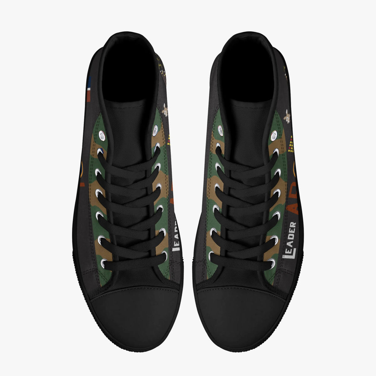 Lancaster "L for Leader" High Top Canvas Shoes - I Love a Hangar