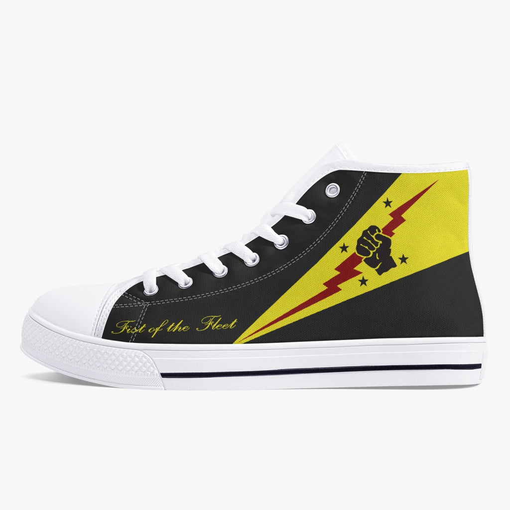 VFA-25 "Fist of the Fleet" High Top Canvas Shoes - I Love a Hangar