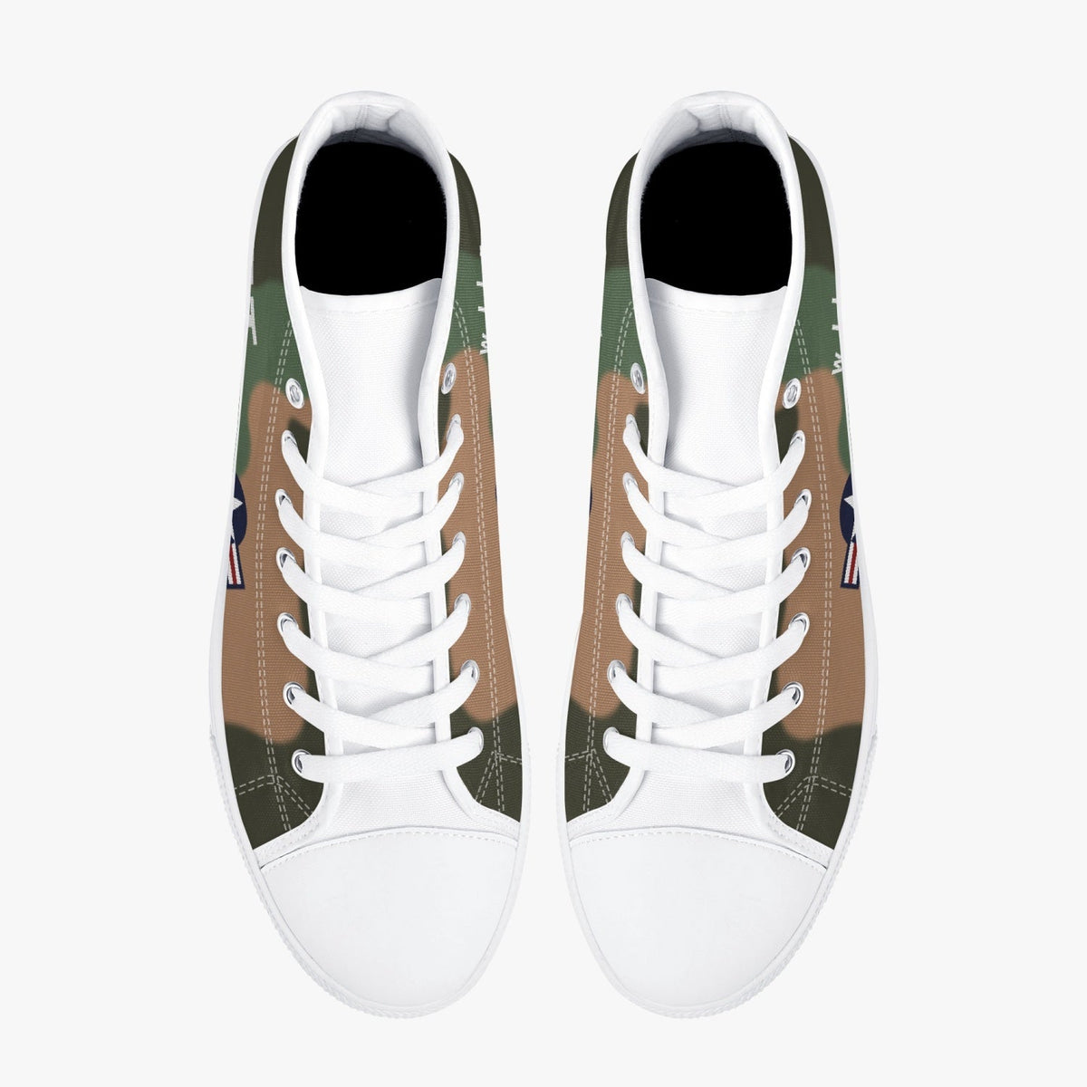 A-1 Skyraider "Wiley Coyote" High Top Canvas Shoes - I Love a Hangar