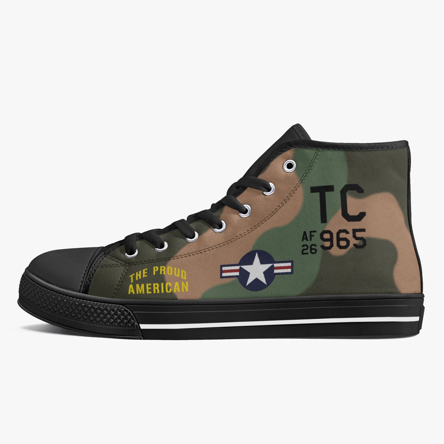 A-1 "The Proud American" High Top Canvas Shoes - I Love a Hangar