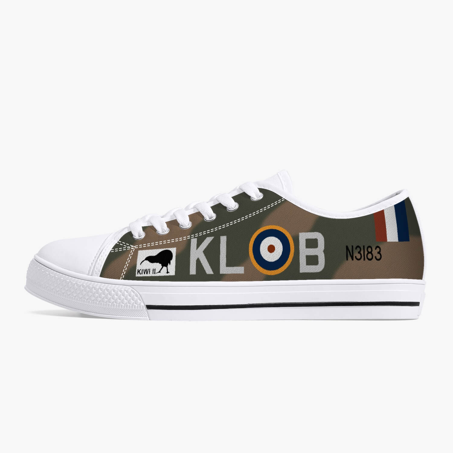 Spitfire "KIWI II" Low Top Canvas Shoes - I Love a Hangar