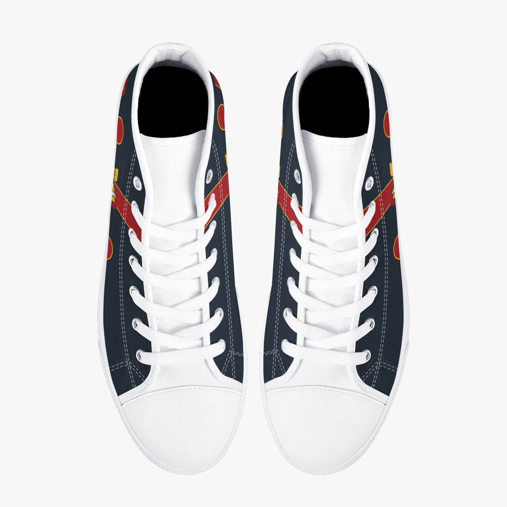 VFA-11 "Red Rippers" High Top Canvas Shoes - I Love a Hangar