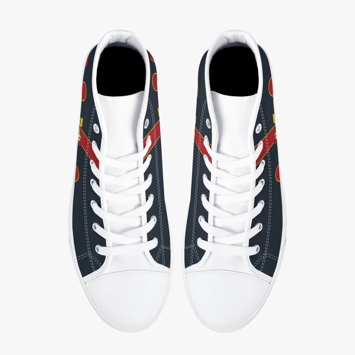 VFA-11 "Red Rippers" High Top Canvas Shoes - I Love a Hangar