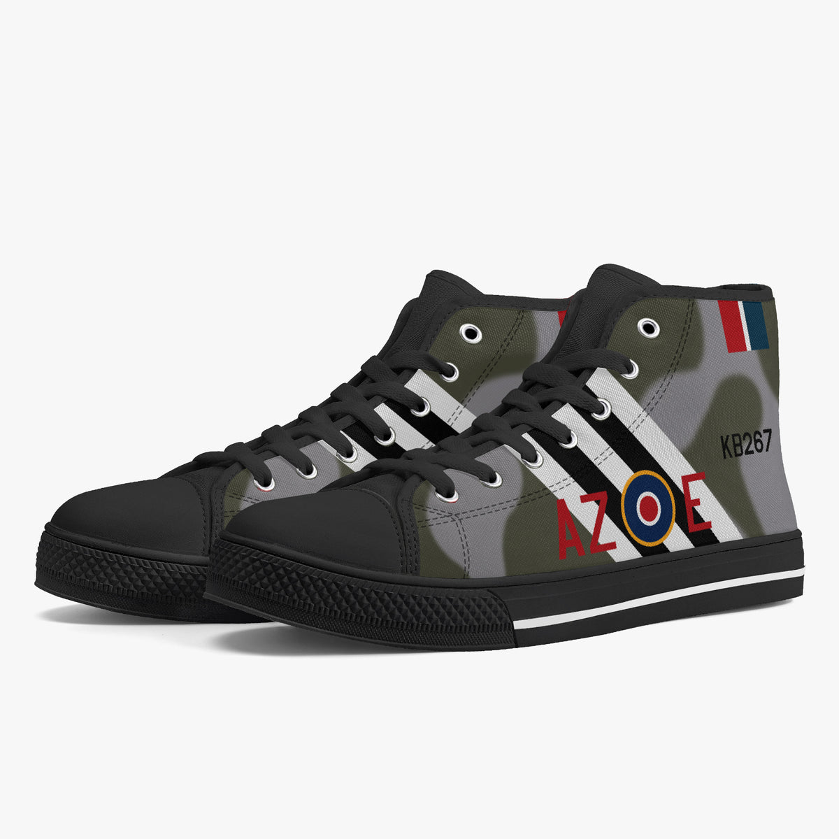 DH.98 Mosquito "AZ-E" High Top Canvas Shoes