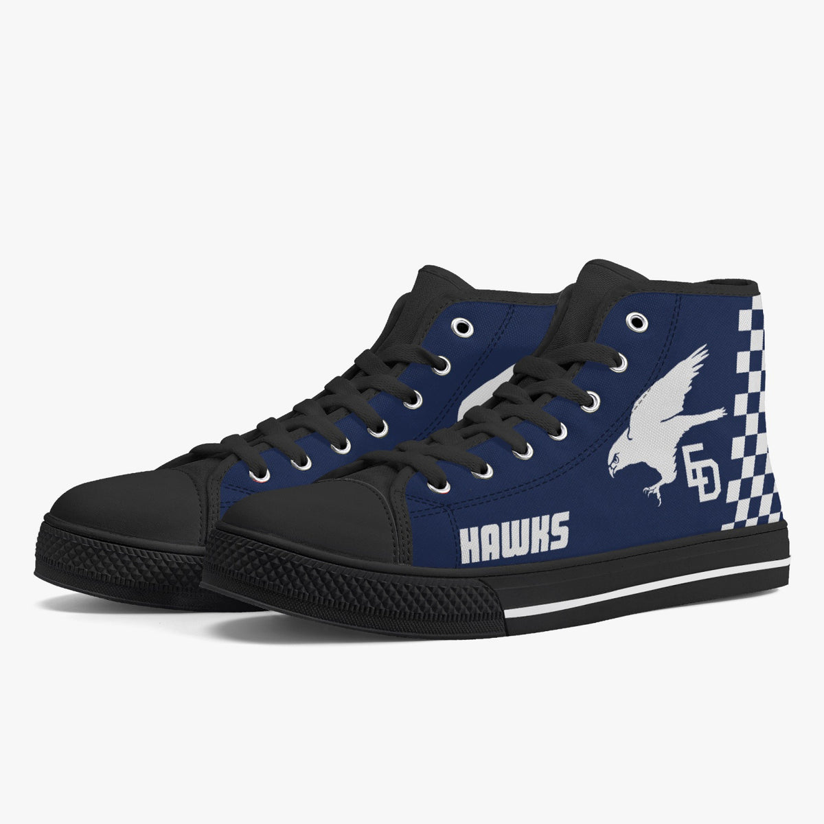 VMFA-533 "Hawks" (F-35 Edition) High Top Canvas Shoes - I Love a Hangar