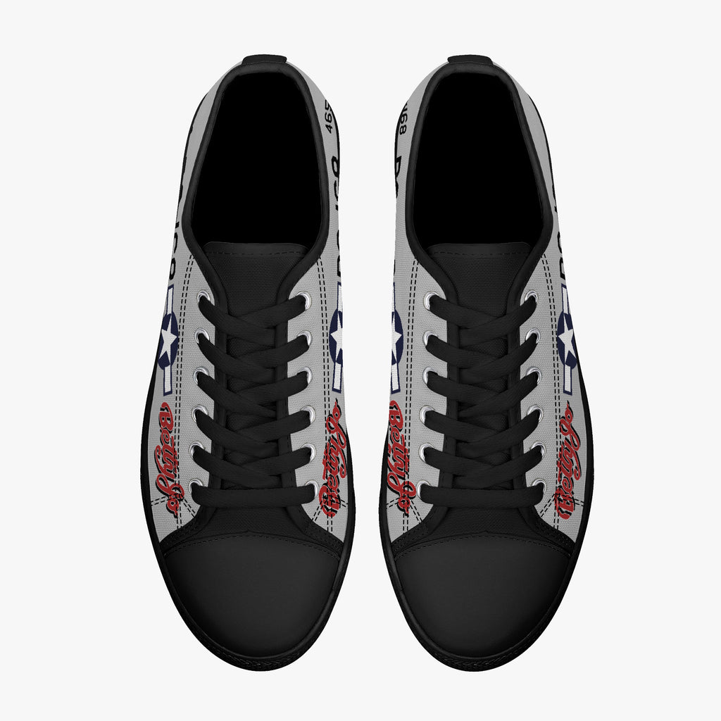 F-82 "Betty Jo" Low Top Canvas Shoes - I Love a Hangar