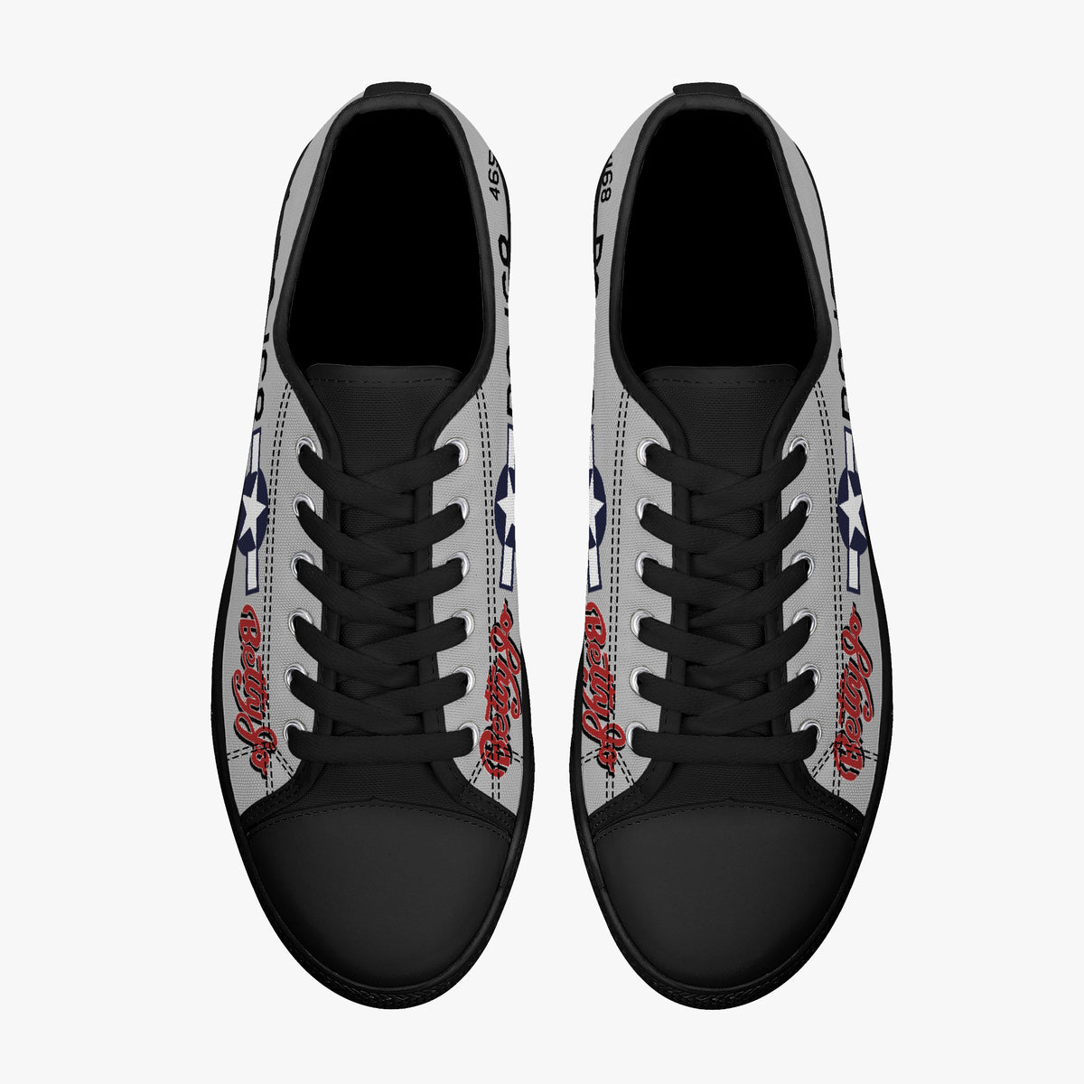 F-82 "Betty Jo" Low Top Canvas Shoes - I Love a Hangar