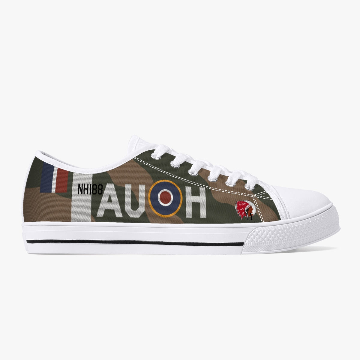 Spitfire "AU-H" (NH188) Low Top Canvas Shoes - I Love a Hangar