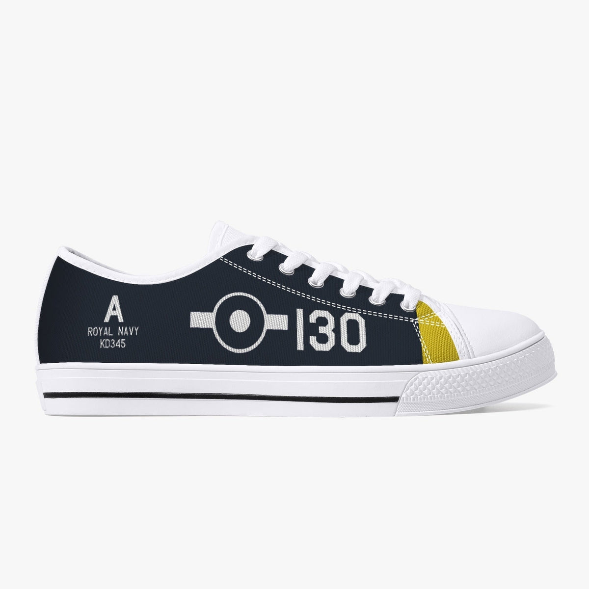 FG-1D Corsair  "A-130 " Low Top Canvas Shoes - I Love a Hangar
