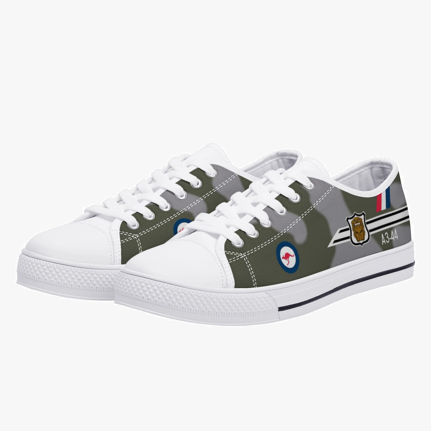 Mirage IIIO "A3-44" Low Top Canvas Shoes - I Love a Hangar