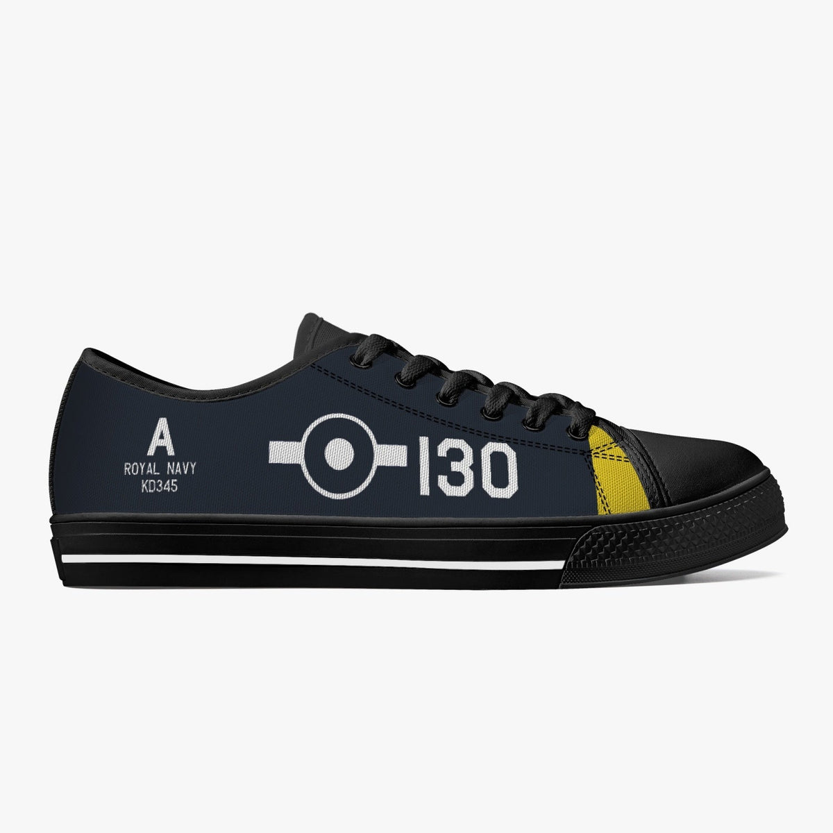 FG-1D Corsair  "A-130 " Low Top Canvas Shoes - I Love a Hangar