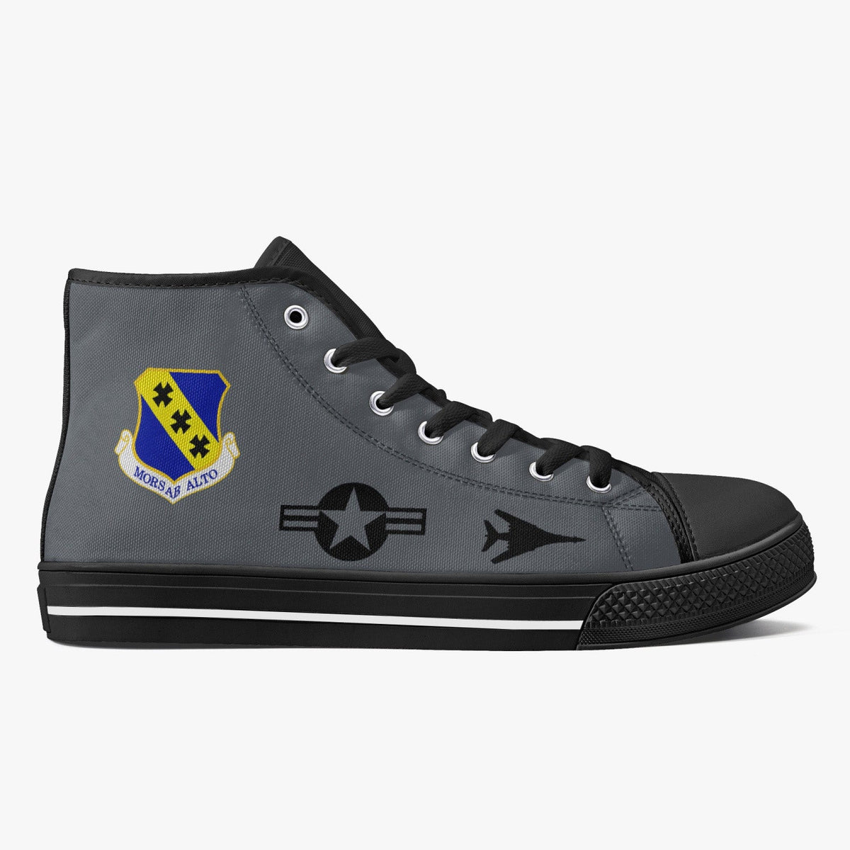 B-1 Lancer (86-0117) High Top Canvas Shoes - I Love a Hangar