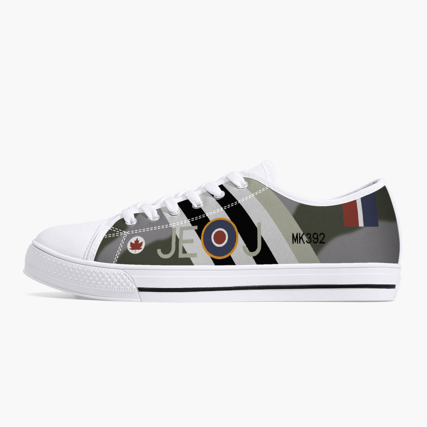 Spitfire "JE-J" (MK392) Low Top Canvas Shoes - I Love a Hangar