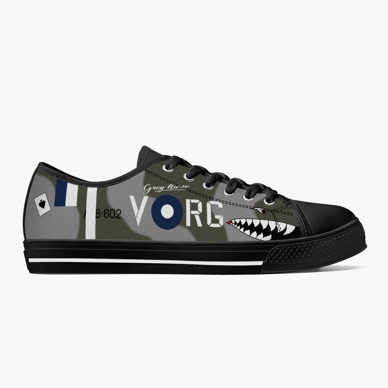 Spitfire "RG-V" Low Top Canvas Shoes - I Love a Hangar