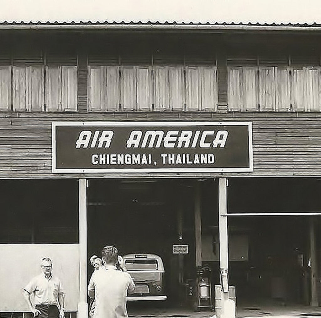 Air America Inc. Chiengmai, Thailand Flag - I Love a Hangar