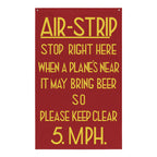 "Stop Right Here" Flag - I Love a Hangar
