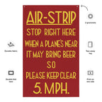 "Stop Right Here" Flag - I Love a Hangar